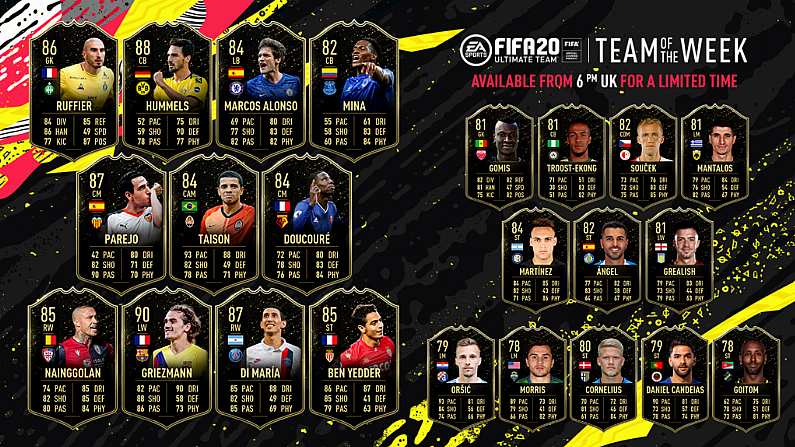 Cracking Antoine Griezmann Card The Pick Of The Bunch In FIFA 20 Team Of The Week 6