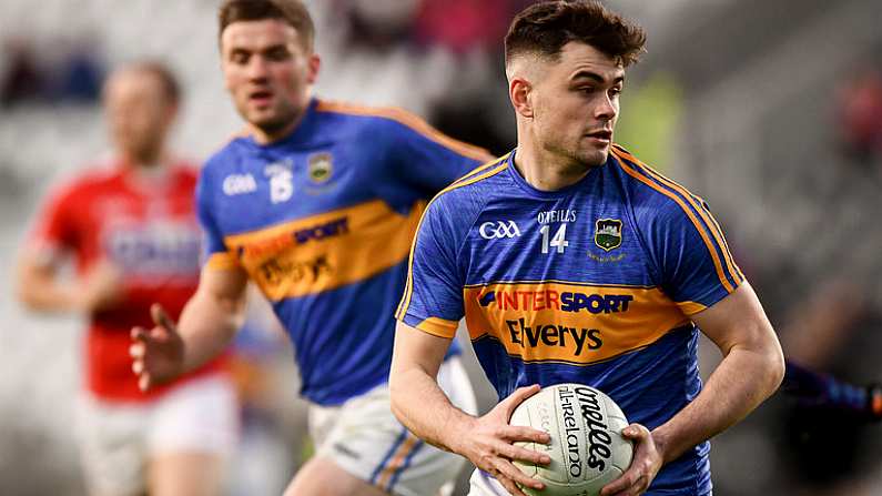 27 January 2018; Michael Quinlivan of Tipperary during the Allianz Football League Division 2 Round 1 match between Cork and Tipperary at Pairc Ui Chaoimh in Cork. Photo by Stephen McCarthy/Sportsfile