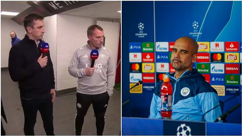 Gary Neville Reckons Rodgers Is Good Enough To Replace Guardiola At City