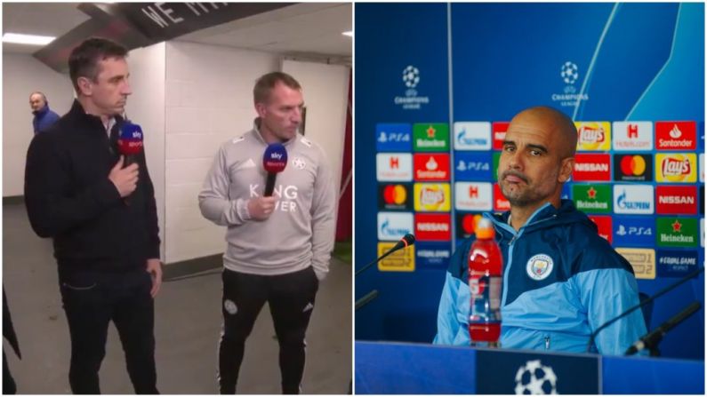 Gary Neville Reckons Rodgers Is Good Enough To Replace Guardiola At City