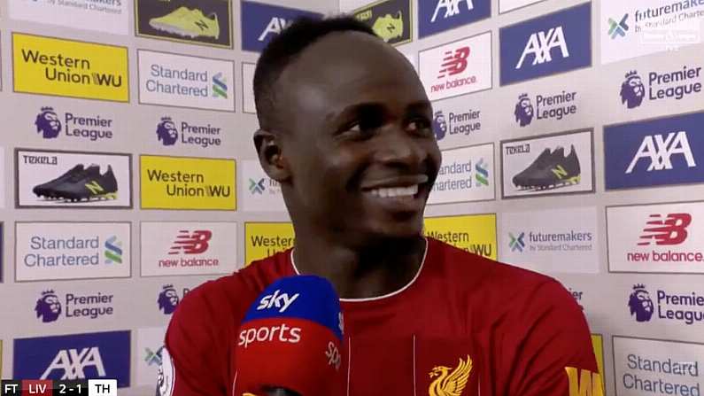 Watch: Mane Had To Check With Henderson If Title Comment Was Allowed