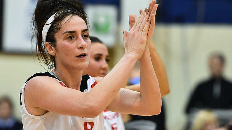 11 January 2019; Grainne Dwyer of Fr. Mathews after the Hula Hoops Womens Paudie OConnor National Cup Semi-Final match between Singleton SuperValu Brunell and Fr Mathews at Neptune Stadium in Cork. Photo by Brendan Moran/Sportsfile