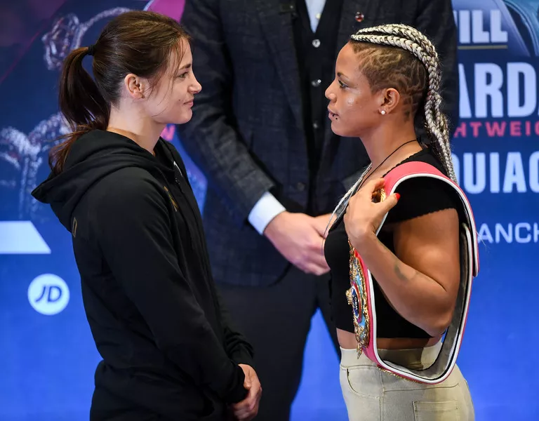 what time is katie taylor fighting