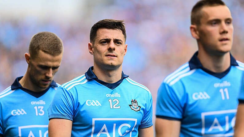 10 August 2019; Brian Howard of Dublin ahead of the GAA Football All-Ireland Senior Championship Semi-Final match between Dublin and Mayo at Croke Park in Dublin. Photo by Ramsey Cardy/Sportsfile