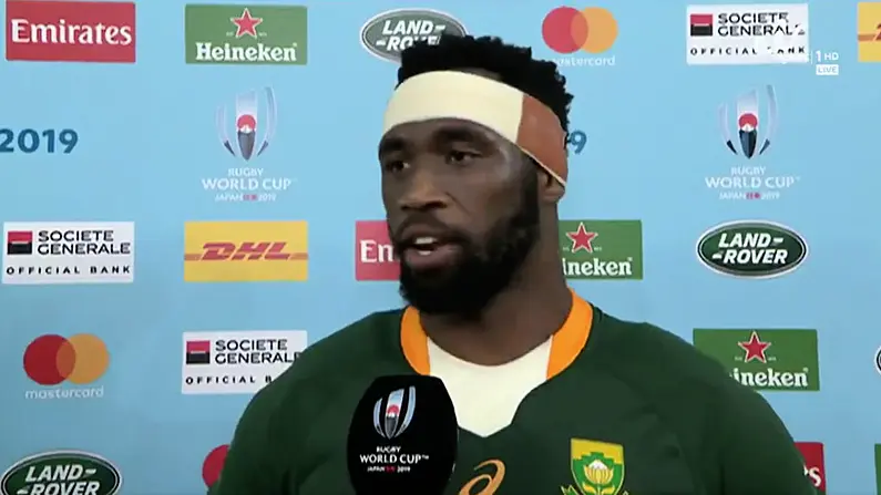 Watch: Siya Kolisi Gives One Of All-Time Great Interviews After RWC Triumph