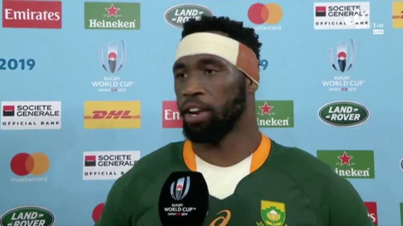 Watch: Siya Kolisi Gives One Of All-Time Great Interviews After RWC Triumph