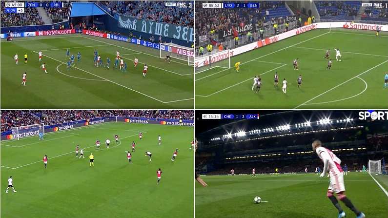 Watch: All Of The Best Goals From Tonight's Champions League Action