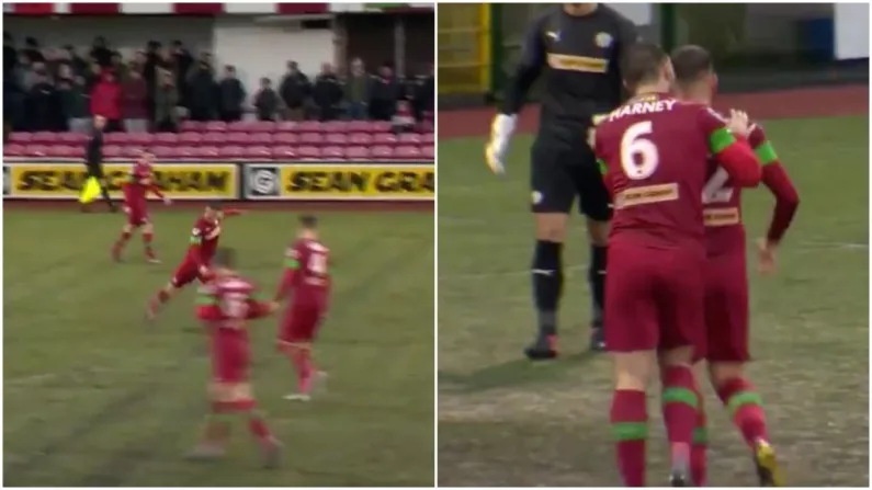Watch: On-Loan Derry City Defender Scores From Own Half For Cliftonville