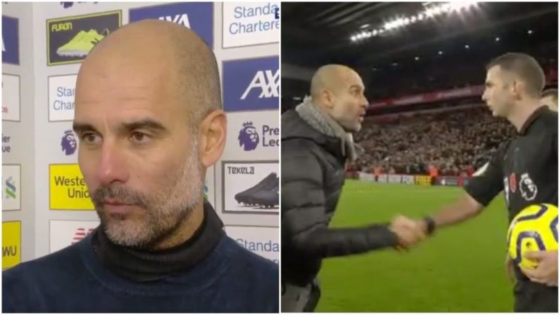 'Ask Mike Riley' - Guardiola Gives Tetchy Post-Match Interview At Anfield