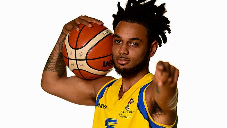 18 September 2019; Dailian Mason of Keanes Supervalu Killorglin pictured at the 2019/2020 Basketball Ireland Season Launch and Hula Hoops National Cup draw at the National Basketball Arena in Tallaght, Dublin. Photo by Sam Barnes/Sportsfile