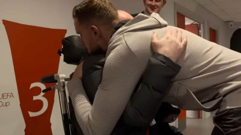 The Touching Moment Liverpool Players Met Sean Cox After Sunday's Win
