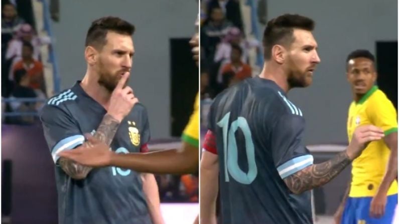Messi Scores The Winner And Clashes With Brazil Coach And Captain