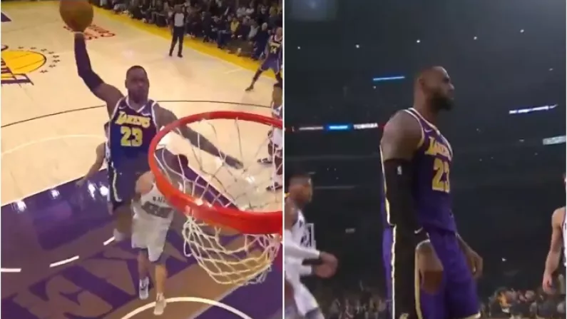 LeBron James Lands Dunk Of The Year Contender As Lakers Clip Kings