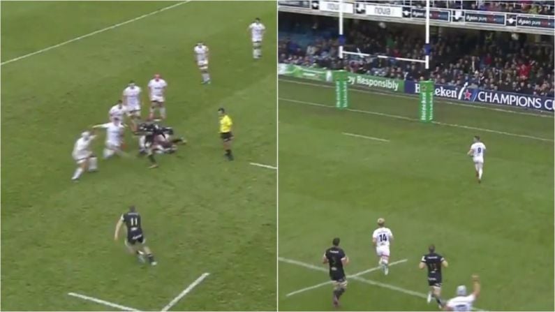 Watch: John Cooney Scores One Of The Luckiest Tries You're Likely To See