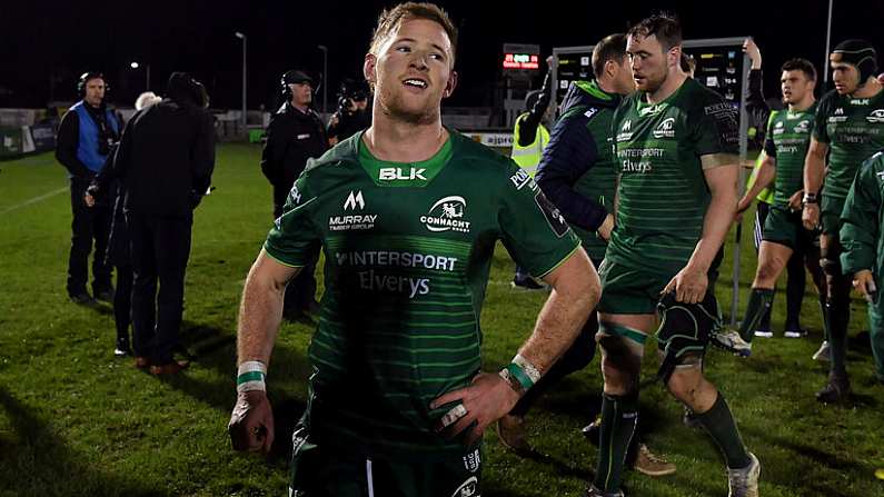 22 March 2019; Kieran Marmion of Connacht after the Guinness PRO14 Round 18 match between Connacht and Benetton Rugby at The Sportsground in Galway. Photo by Brendan Moran/Sportsfile