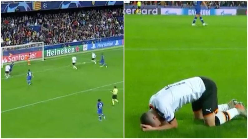 Watch: Miss Of The Season Contender From Rodrigo Costs Valencia Chelsea Win