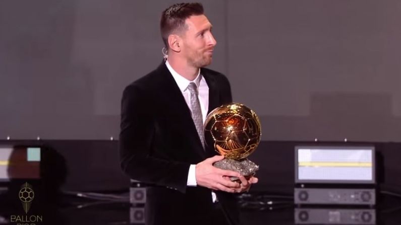 Watch: Messi Wins Sixth Ballon D'Or As Liverpool Dominate The List