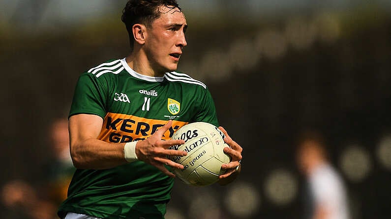 7 July 2018; Paudie Clifford of Kerry during the GAA Football All-Ireland Junior Championship semi-final between Kildare and Kerry at Pairc Tailteann in Navan, Co. Meath. Photo by Piaras O Midheach/Sportsfile