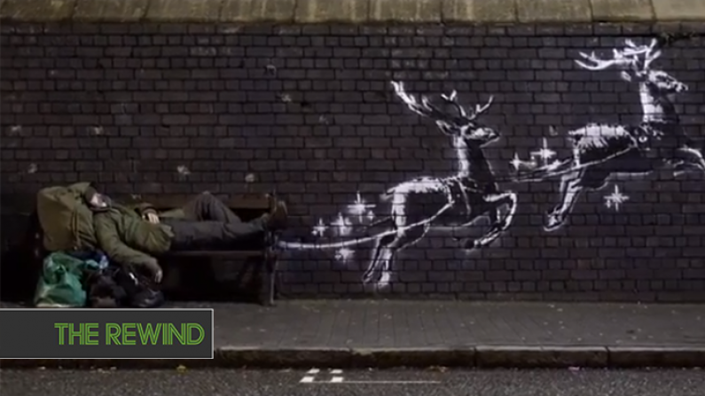The Rewind Recommends: Banksy's New Homelessness Artwork Is Brilliant
