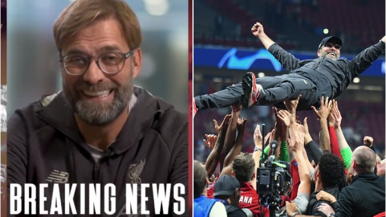 Jurgen Klopp Announces New Liverpool Contract In Video Message