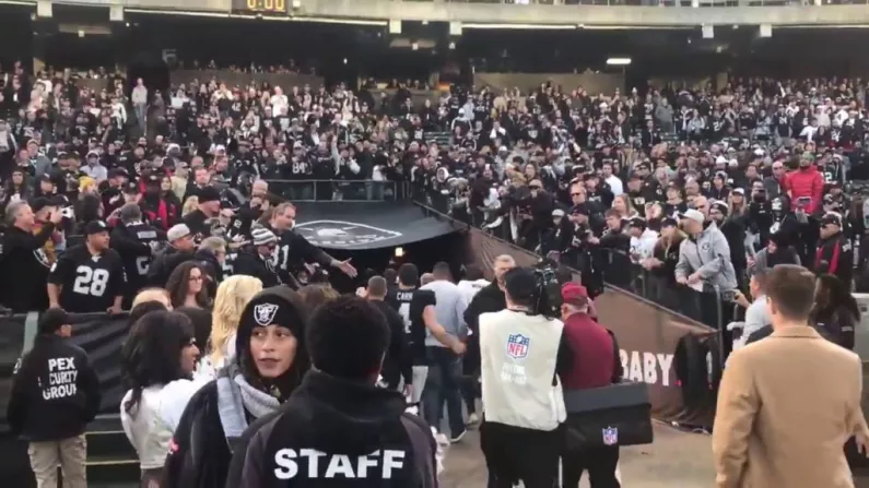 Chaotic Scenes As Raiders Lose Their Final Game In Oakland