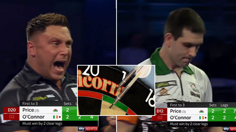 Irish Darts Player Only Learns Of Crucial Miscount In Post-Loss Interview