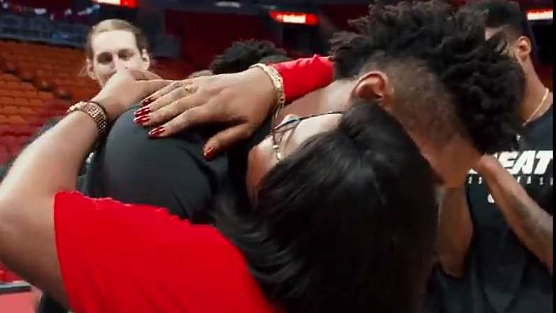 Watch: Surprised NBA Rookie Reunited With His Mother After Three Years