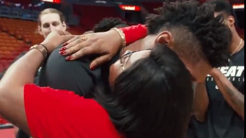 Watch: Surprised NBA Rookie Reunited With His Mother After Three Years