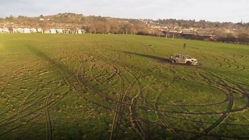 Watch: Extent Of Vandalism At Cabinteely Pitches Captured By Drone