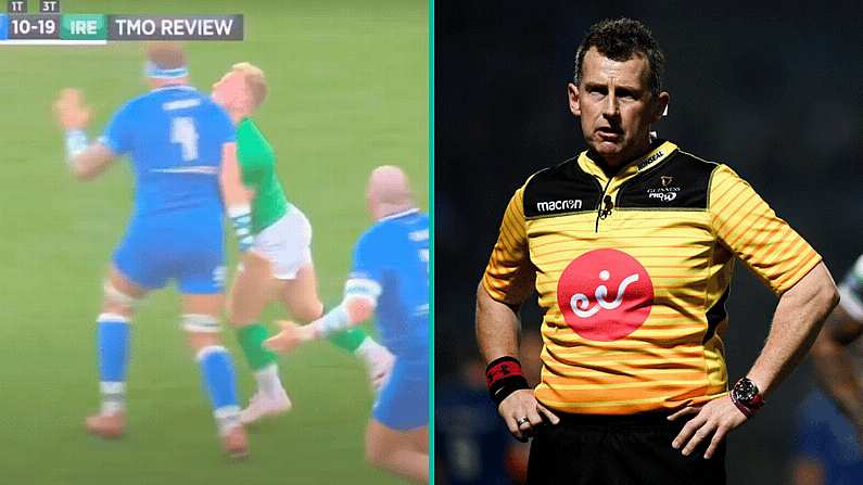 Nigel Owens Feels Ireland Had Decision Unfairly Go Their Way Against Italy