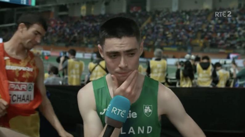 Darragh McElhinney Gives Heartbreaking Interview After Narrowly Missing Out On European Medal