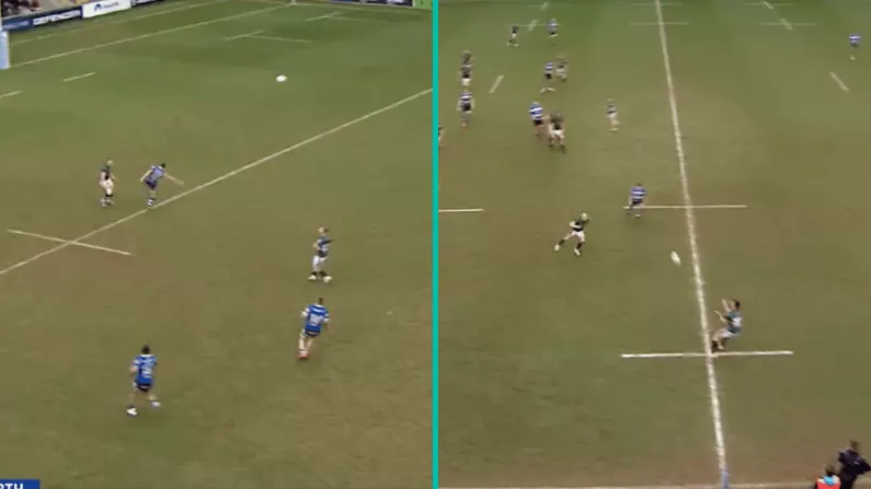 Watch: Leicester Tigers Score Bizarre GAA-Style Try During Bath Win