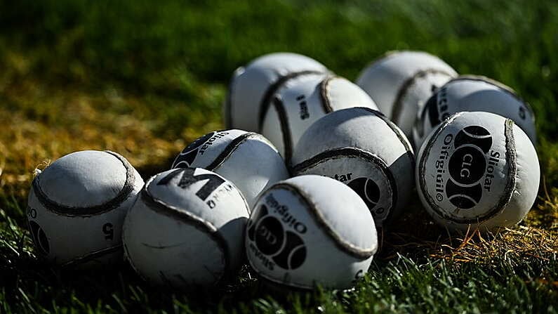 10 October 2021; A general view of sliotars during the Cork County Senior Club Hurling Championship Round 3 match between Blackrock and St Finbarr's at Pairc Ui Chaoimh in Cork. Photo by Brendan Moran/Sportsfile