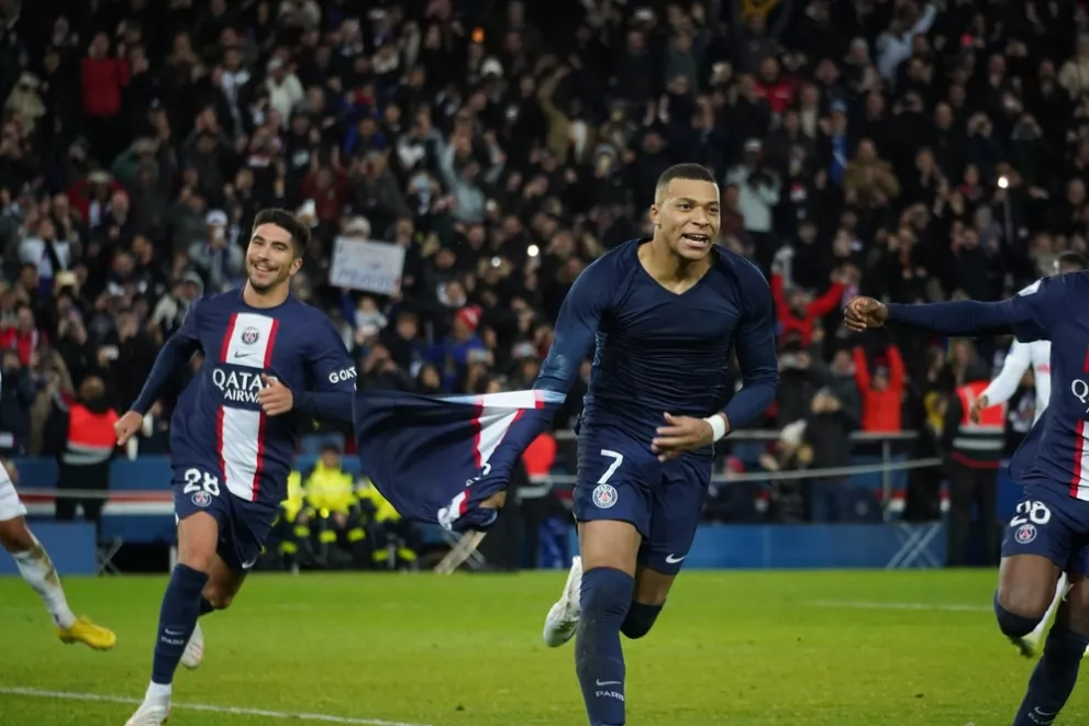 Kylian Mbappé celebration