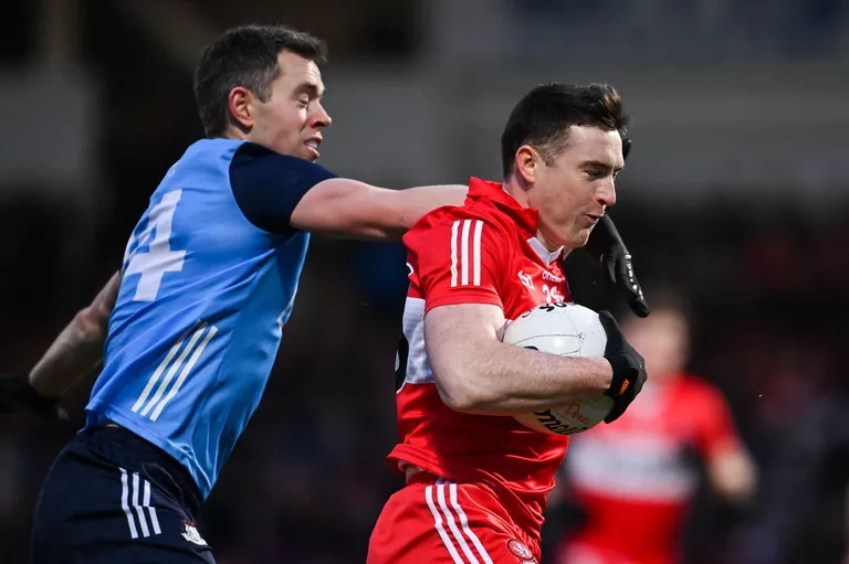 Dublin's Dean Rock in action against Derry amid diving scandal