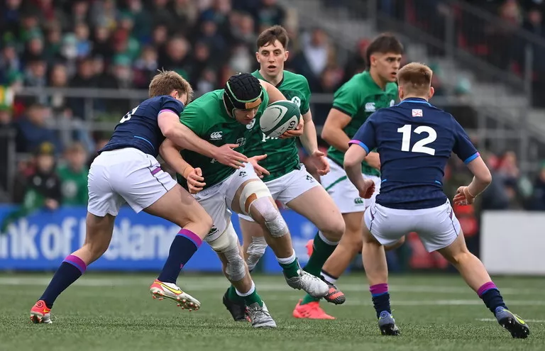 Ireland v Scotland in the U20s Six Nations 