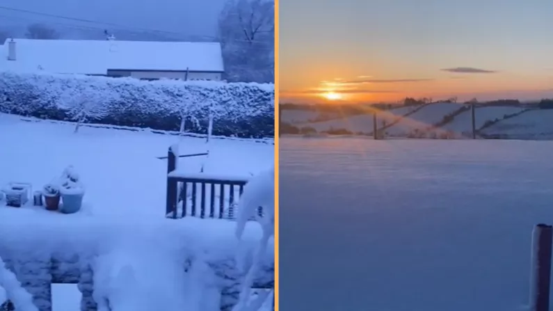 Watch: Ireland Wakes Up To Blanket Of Snow