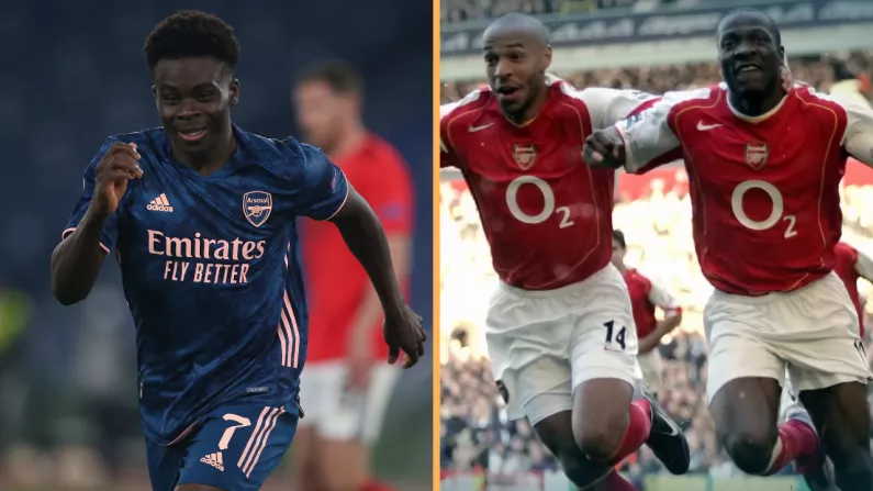 Saka Named By Arsenal Legend As Only Current Player To Get Into Invincibles Squad