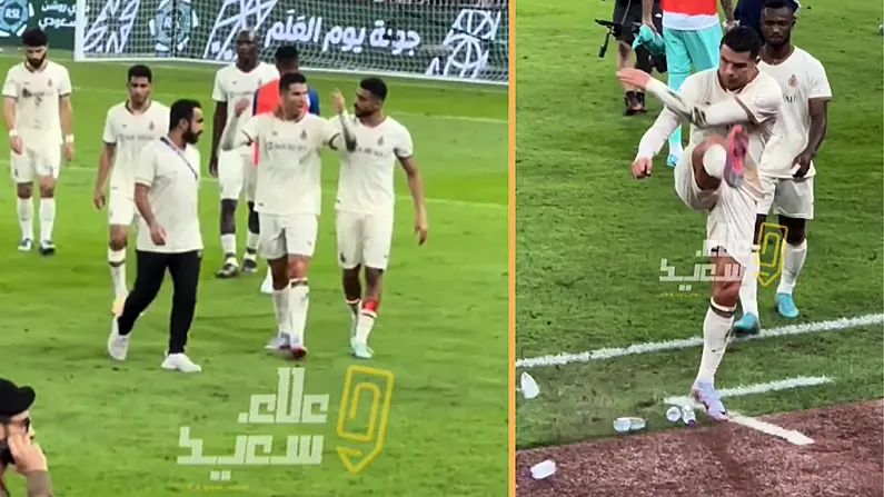 Watch: Fuming Cristiano Ronaldo Storms Off Pitch After Al Nassr Defeat