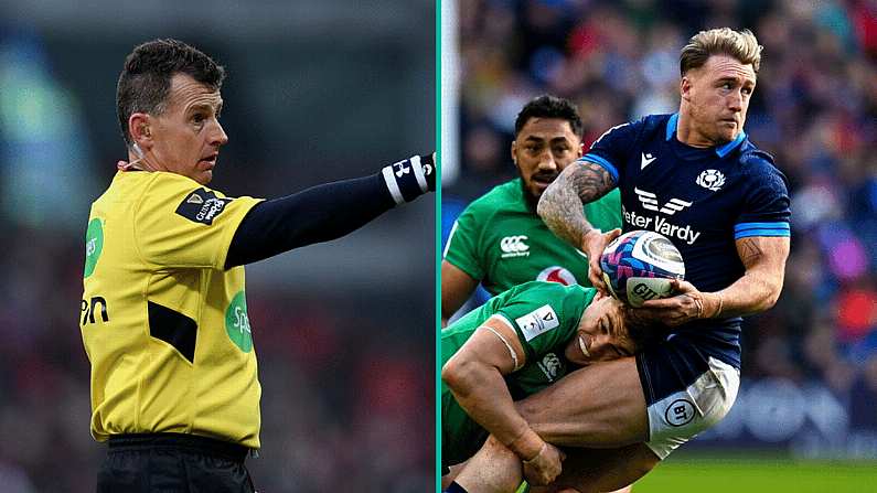 Nigel Owens Feels Stuart Hogg Very Fortunate Not To Receive Yellow Card Against Ireland