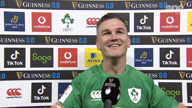 Johnny Sexton Gives Incredible Interview After Ending His Six Nations Career In Style