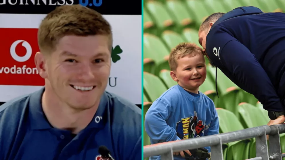 owen farrell son ireland team run