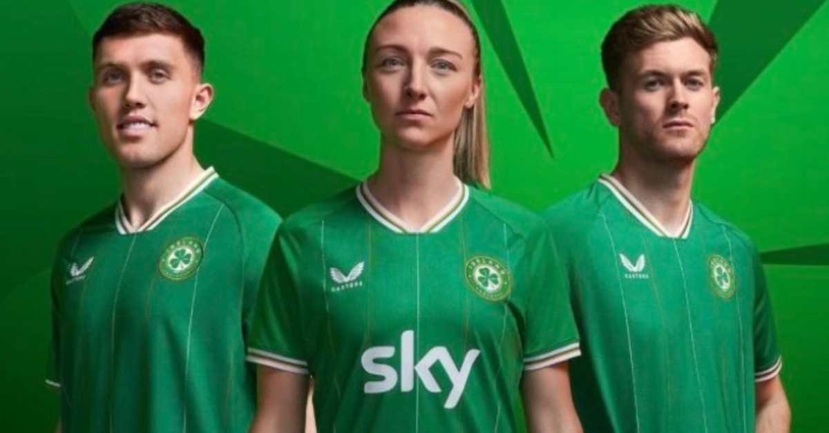 New Ireland Home Kit launched  Football Association of Ireland