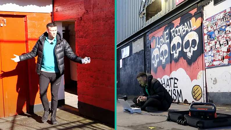 Famous Youtuber Plays FIFA Outside Every LOI Premier Division Ground