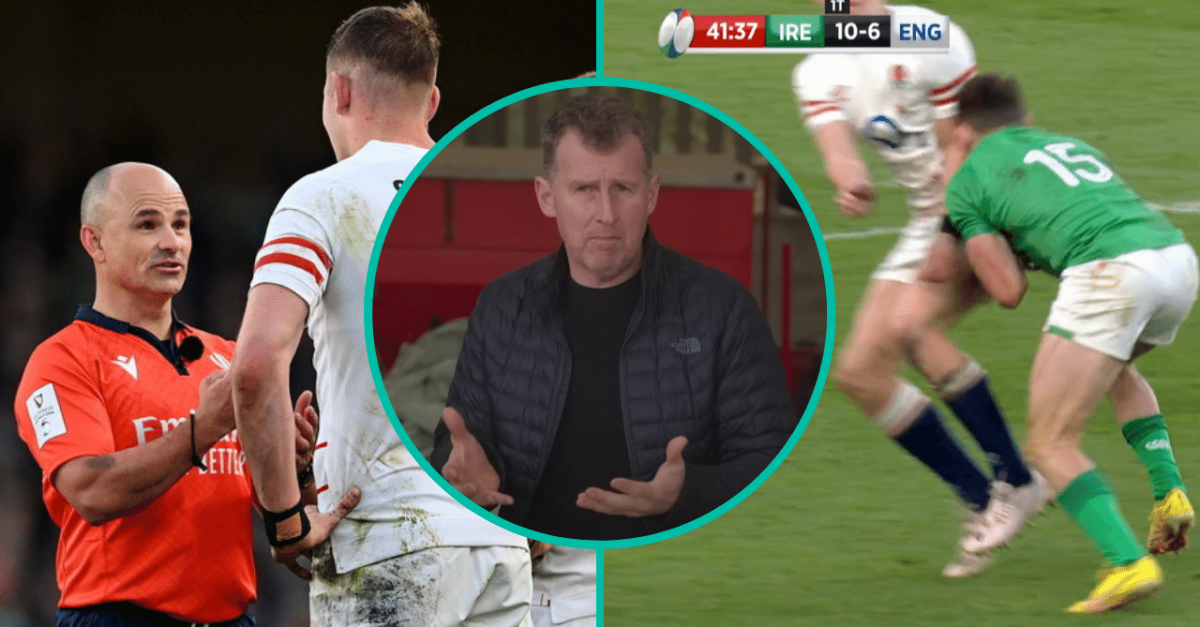 Nigel Owens a une vision intéressante de la décision du carton rouge de Freddie Steward