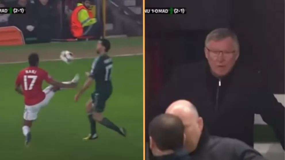 Alex Ferguson Nani red card 2013