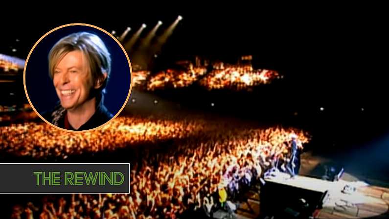 David Bowie concluded a 2003 Dublin performance by exclaiming 'Tiocfaidh Ar La!'