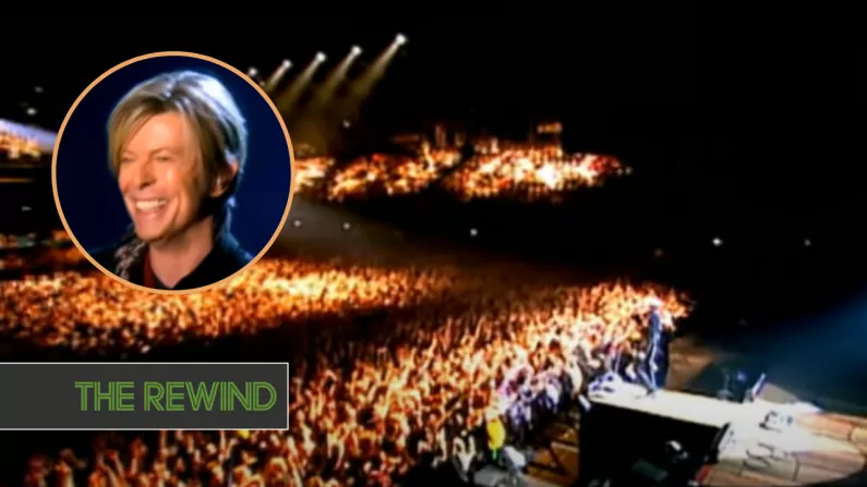 Watch: David Bowie Lets Out 'Tiocfaidh Ár Lá' Cry During 2003 Dublin Gig