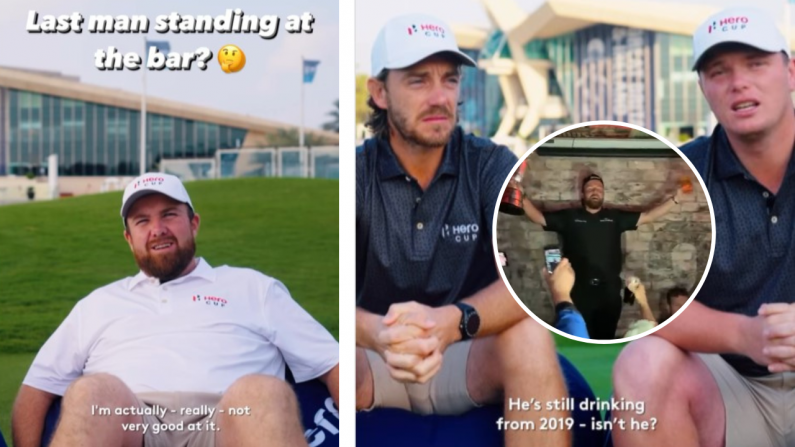 Shane Lowry's Hero Cup Teammates Are Certain He'd Be Last Man Standing At The Bar