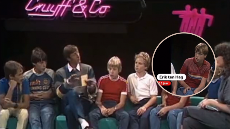 Amazing Footage Shows 13-Year-Old Erik Ten Hag Schooling Johan Cruyff